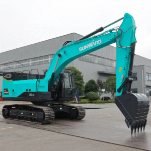 Sunward excavator
